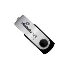 USB флеш накопитель Mediarange 32GB Black/Silver USB 2.0 (MR911)