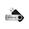 USB флеш накопичувач Mediarange 32GB Black/Silver USB 2.0 (MR911) - Зображення 1