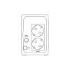 Источник бесперебойного питания Marsriva MR-UF800 480W (MR-UF800) - Изображение 3