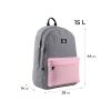 Рюкзак шкільний GoPack Education Teens 140L-1 сіро-рожевий (GO24-140L-1) - Зображення 1