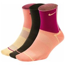 Шкарпетки Nike W NK EVERYDAY PLUS LTWT ANKLE 3PR CK6021-903 34-38 3 пари Чорний/Рожевий/Жовтий (194275650845)