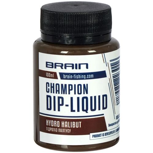 Дип-ликвид Brain fishing Champion Hidro Halibut (гідроліз палтуса) 100ml (1858.22.23)