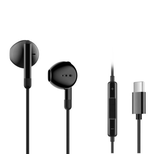 Наушники Ergo VM-730 Type-C Earphones Black (VM-730K)