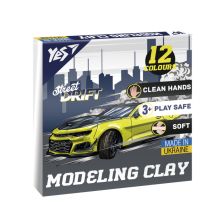 Пластилин Yes Drift King 12 цветов 240 г (540672)