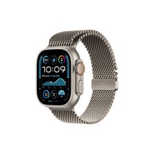 Смарт-часы Apple Watch Ultra 2 2024 GPS + Cellular 49mm Natural Titanium Case with Natural Titanium Milanese Loop (MX5T3UL/A)