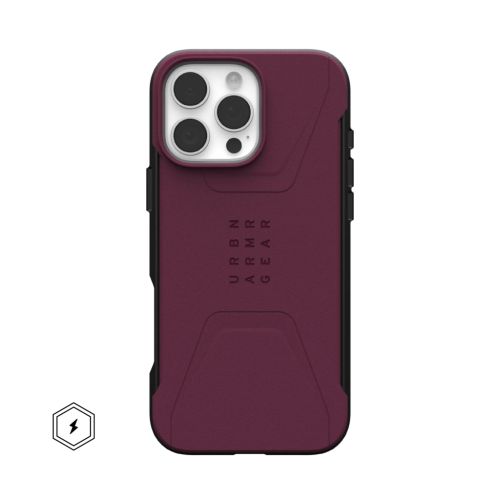 Чехол для мобильного телефона UAG iPhone 16 Pro Max Civilian Magsafe Bordeaux (114445119049)