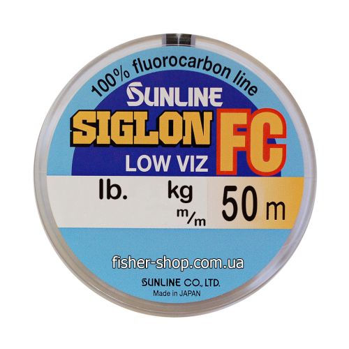 Флюорокарбон Sunline SIG-FC 50м 0.415мм 10.9кг поводковый (1658.01.45)