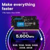 Модуль пам'яті для ноутбука SoDIMM DDR5 32GB 5600 MHz Micron (CT32G56C46S5T) - Зображення 2