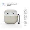 Чехол для наушников Armorstandart Hang Case для Apple AirPods 4 Antique white (ARM81279) - Изображение 1