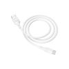 Дата кабель USB 2.0 AM to USB-C 1.0m 3A PVC BX43 white BOROFONE (6931474735607) - Зображення 1