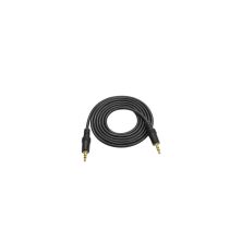 Кабель мультимедийный 3.5mm M to 3.5mm M 1.5m black Voltronic (YT-AUXGJ(M)/(M)-1.5-B)