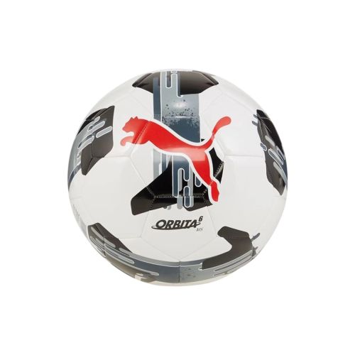 Мяч футбольный Puma Orbita 6 MS 084335-02 білий, чорний, червоний 4 (4067981498192)