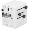Зарядний пристрій Canyon OnTour 20 2xUCB-C + USB-A EU/UK/US/AUS 20W White (CNS-TA20W1005W) - Зображення 2