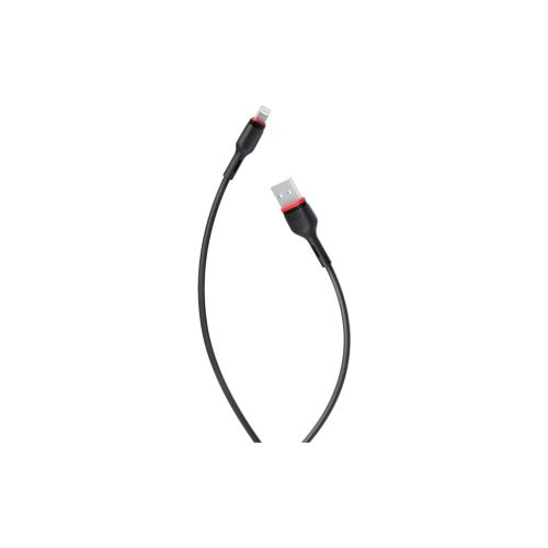 Дата кабель USB 2.0 AM to Lightning 1.0m 2.4A NB-P171 black XO (6920680873647)