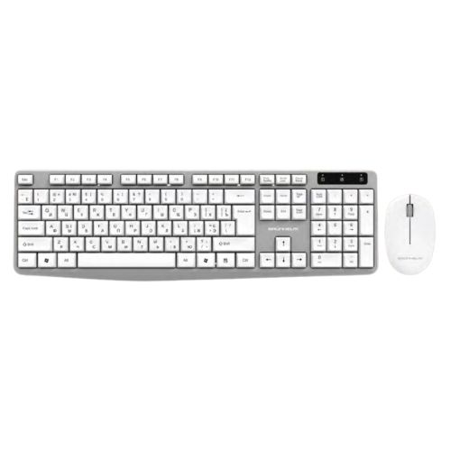 Комплект Grunhelm KBM-4600WL Wireless UA White (126876)