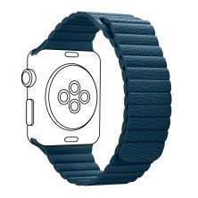Ремешок для смарт-часов Armorstandart Leather Loop для Apple Watch 42 (Series 11-10)/41/40/38 Blue (ARM51669)