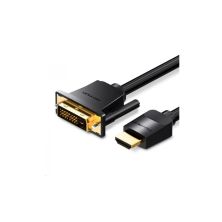 Кабель мультимедійний HDMI M to DVI M 1.0m 4K60Hz black Vention (ABFBF)
