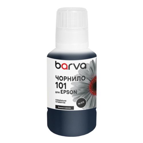Чорнило Barva Epson 101 127мл, BK, OneKey, pigmented (E101-1019)