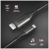 Кабель мультимедийный USB-C to HDMI M 1.8m black AXAGON (RVC-HI2MC) - Изображение 2