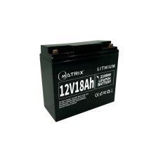 Батарея LiFePo4 Matrix 12.8V-18Ah 230.4Wh (MLR 1218)