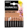 Батарейка Duracell AAA лужні 8 шт. в упаковці (5000394203341 / 81480364) - Зображення 1