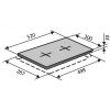 Варочна поверхня Ventolux HE 302 (WH) 2 - Зображення 1