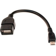 Перехідник USB AF to micro USB M 0.15m Patron (CAB-PN-USB-F-MICRUSB)