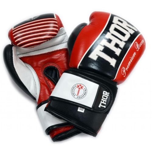 Боксерські рукавички Thor Thunder 14oz Red (529/13(Leather) RED 14 oz.)