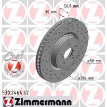 Гальмівний диск ZIMMERMANN 530.2464.52