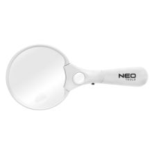 Збільшувальне скло Neo Tools 3 ступеня збільшення, LED підсвічування (06-129)