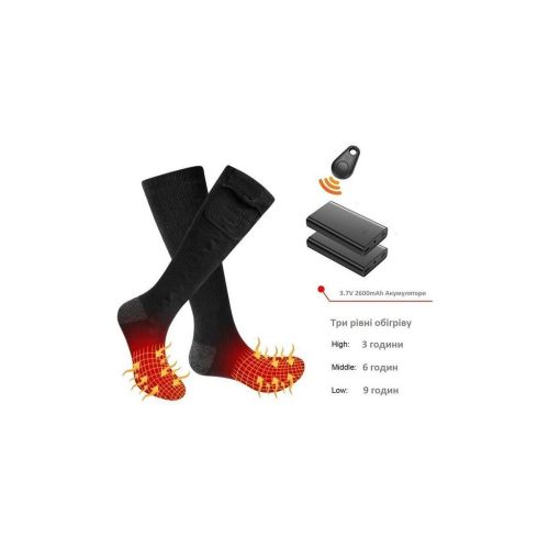 Шкарпетки з підігрівом 2E Race Black XL (2E-HSRCXL-BK)