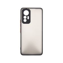 Чехол для мобильного телефона Dengos Matte Xiaomi 12 Lite (black) (DG-TPU-MATT-127)