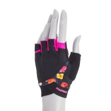 Перчатки для фитнеса MadMax MFG-770 Flower Power Gloves Black/Pink M (MFG-770_M)