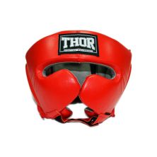 Боксерский шлем Thor 716 L ПУ-шкіра Червоний (716 (PU) RED L)