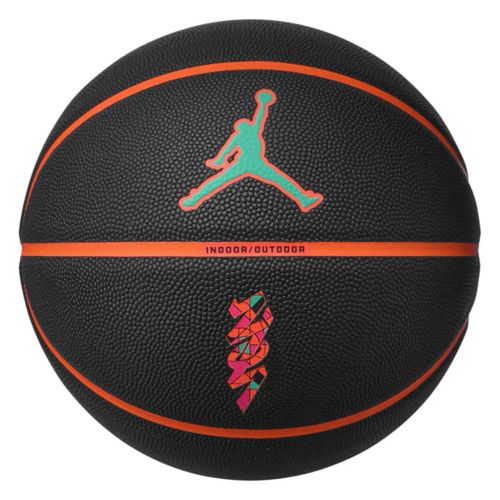 М'яч баскетбольний Nike Jordan All Court 8P Z Williamson Deflated чорний, помаранчевий Уні 7 J.100.4141.095.07 (887791427496)