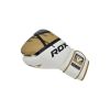 Боксерские перчатки RDX F7 Ego Golden 16 унцій (BGR-F7GL-16oz) - Изображение 2