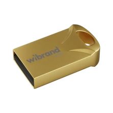 USB флеш накопичувач Wibrand 4GB Hawk Gold USB 2.0 (WI2.0/HA4M1G)