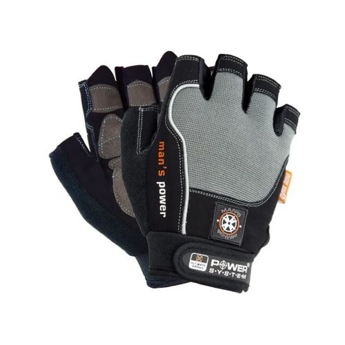 Перчатки для фитнеса Power System PS-2580 Mans Power Black/Grey XXL (PS-2580_2XL_Black-grey)