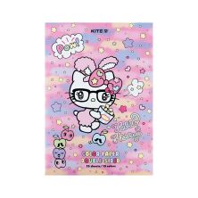 Цветная бумага Kite А4 двухсторонняя Hello Kitty 15л/15 цв (HK24-250)
