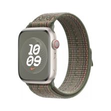 Ремешок для смарт-часов Apple 41mm Sequoia/Orange Nike Sport Loop (MTL33ZM/A)