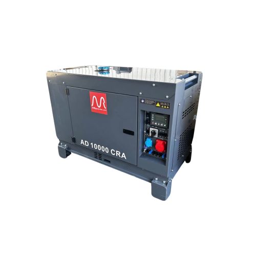 Генератор Metier AD10000CRA дизель, 1/3ф, 3ф-8,0kW, 1ф-7,2kW бак-25л, эл.старт (AD10000CRA)