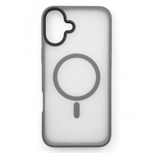 Чехол для мобильного телефона BeCover Metal Buttons Case (MagSafe) для Apple iPhone 16 Gray (712092)