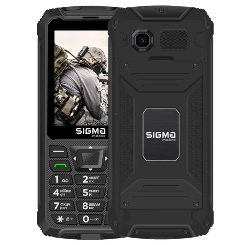 Мобильный телефон Sigma X-treme PR68 Type-C Black (4827798122419)