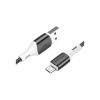 Дата кабель USB 2.0 AM to Micro 5P 1.0m 2.4A silicone BX79 white BOROFONE (6974443384772) - Зображення 1