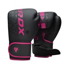 Боксерские перчатки RDX F6 Matte Pink 8 унцій (BGR-F6MP-8OZ)