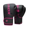 Боксерские перчатки RDX F6 Matte Pink 8 унцій (BGR-F6MP-8OZ) - Изображение 1