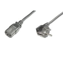 Кабель питания C13 0.75m 0.75mm black Digitus (AK-440109-008-S)