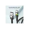 Дата кабель USB 2.0 AM to USB-C 1.0m 3A LED black Essager (EXCT-XCD01) - Изображение 2
