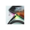 Дата кабель USB 2.0 AM to USB-C 1.0m 3A LED black Essager (EXCT-XCD01) - Изображение 3