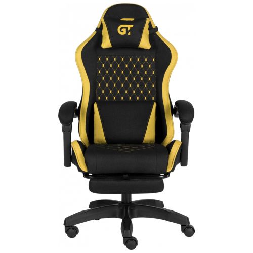 Кресло игровое GT Racer X-2339 Black/Yellow (X-2339 Fabric Black/Yellow)